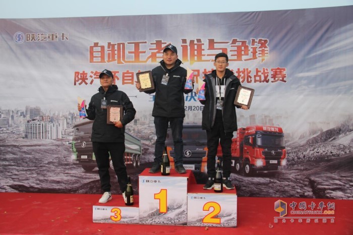 陜汽杯自卸車(chē)實(shí)況技巧挑戰(zhàn)賽總決賽冠、亞、季軍