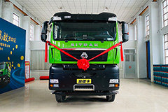 “全勤汕德卡，高效王中王”,中國重汽汕德卡6×4智能渣土車線上搶購會