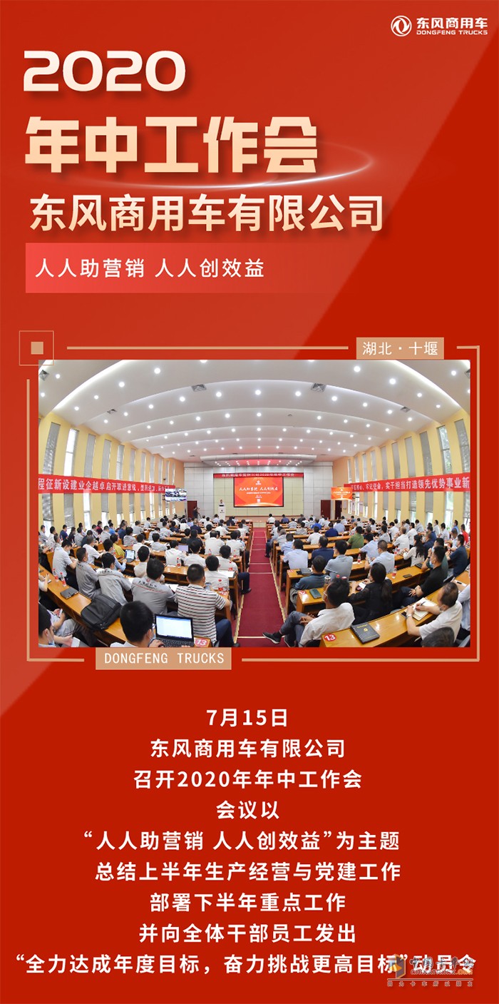 奮力挑戰(zhàn)更高目標！東風商用車下半年打算這樣干！