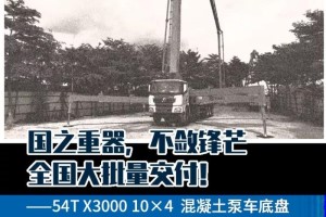 不斂鋒芒  國(guó)之重器-德龍X3000 54T泵車(chē)