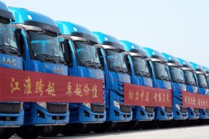大手筆！備戰(zhàn)雙十一  中通快遞再次采購(gòu)300臺(tái)江淮格爾發(fā)K7