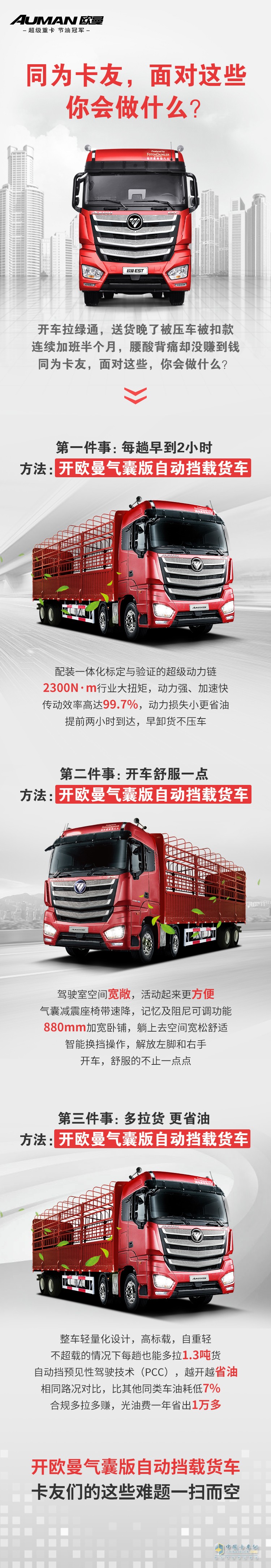 福田戴姆勒：同為卡友，面對這些你會做什么?