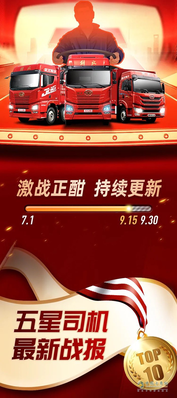 一汽解放青汽,定義車(chē)五星司機(jī),重卡