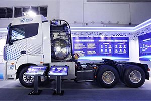 世界智能網(wǎng)聯(lián)汽車大會唯一商用車型：福田氫能重卡