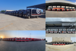 助力快遞龍頭企業(yè)迎戰(zhàn)“雙十一”！江淮帥鈴200臺快遞車全部交付