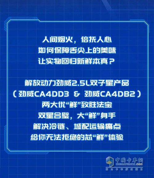 解放動力 冷鏈城配 勁威2.5L雙子星。