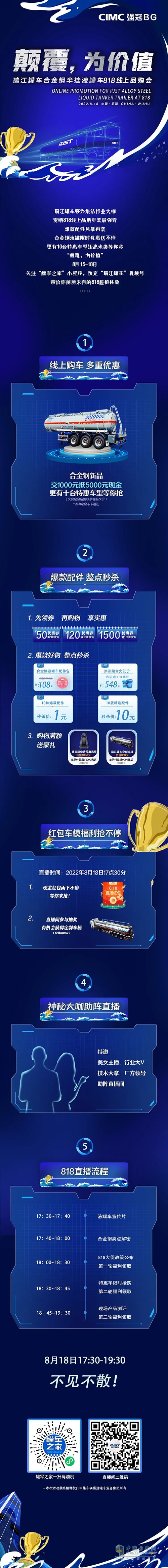 強冠罐車業(yè)務(wù)集團 合金鋼液罐 線上品購會