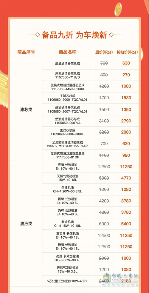 解放卡車領(lǐng)航商城 雙重好禮