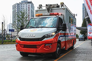 用特殊的方式保障人民安全，進(jìn)口依維柯改裝的民防檢測(cè)車(chē)