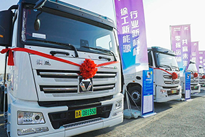 “換”綠進(jìn)行時(shí)！徐工新能源換電牽引車落子泉城