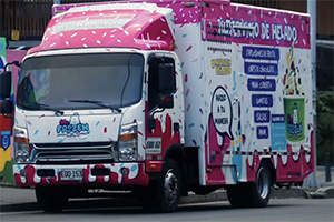 辭職創(chuàng)業(yè)經(jīng)營流動冰淇淋車，江淮1卡國際帥鈴圓她“自由”夢
