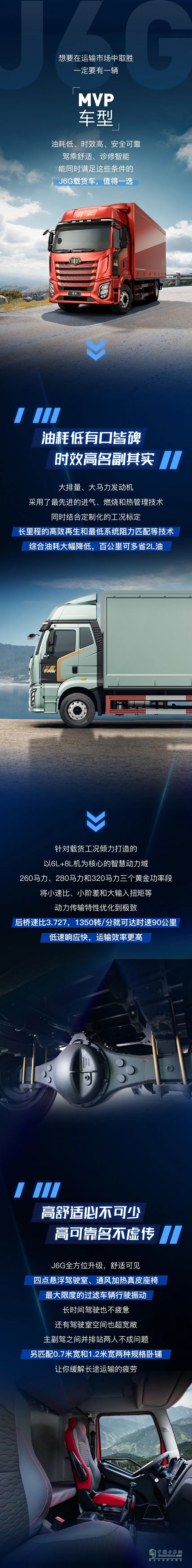 綠通運輸搶時效，解放J6G載貨車跑出致富加速度！