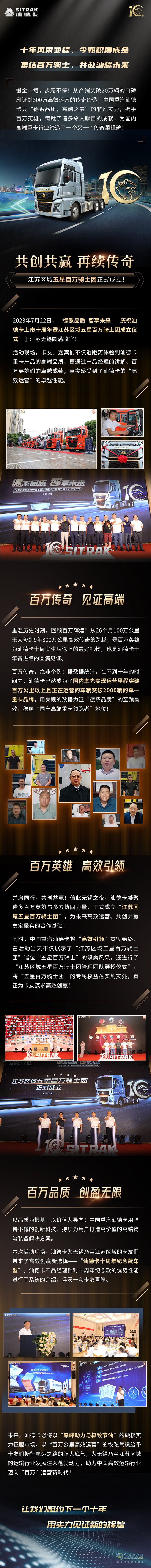 百萬非終點(diǎn)，未來更汕耀！江蘇區(qū)域五星百萬騎士團(tuán)成立儀式圓滿落幕！