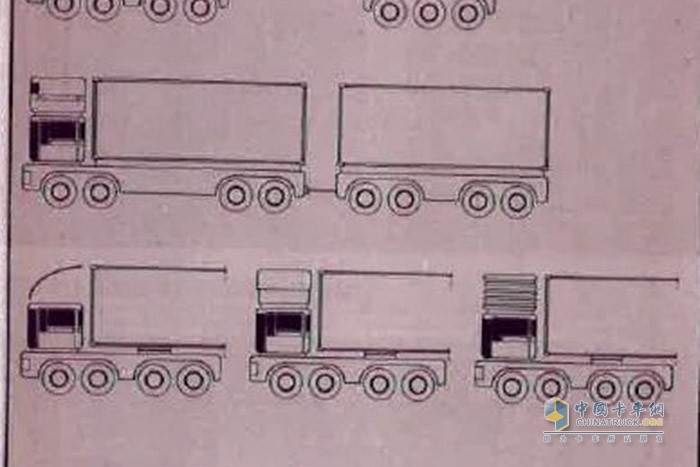 卡車就像搭積木一樣可以隨意組合。