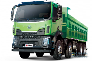自重僅7.64噸，乘龍M3 8X4輕量化自卸車專為合規(guī)多拉打造!