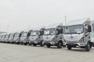 福田汽車(chē)新能源汽車(chē)商丘首批地產(chǎn)車(chē)成功下線，啟幕綠色出行新篇章