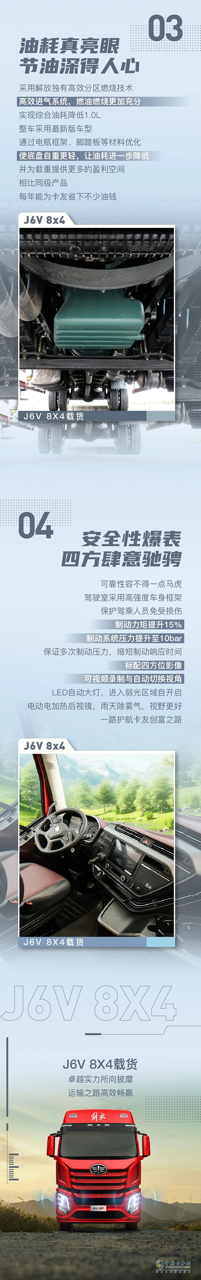 創(chuàng)富擔當！解放J6V 8×4載貨車掙錢路上“實干家”