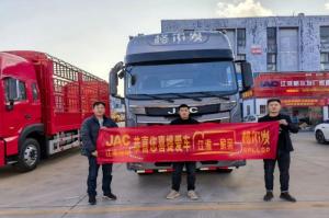 春暉滿載，搶抓開工！江淮重卡全國火熱交車