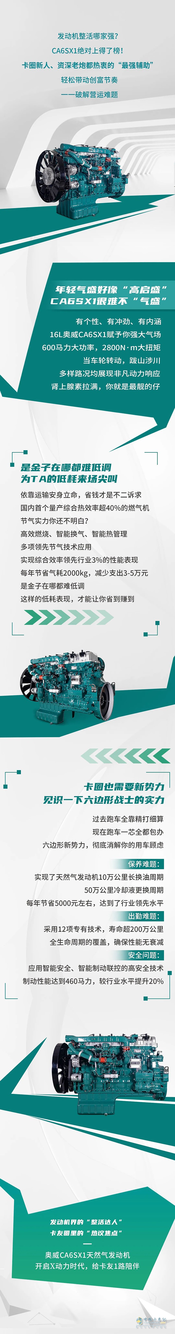 解放動(dòng)力奧威CA6SX1發(fā)動(dòng)機(jī)，AKA創(chuàng)富最強(qiáng)輔助！