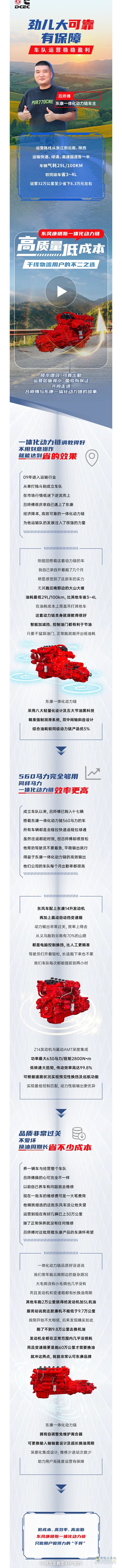 一年保底72趟較同級車省8.3萬呂師傅反復(fù)選擇東康就圖一個??！