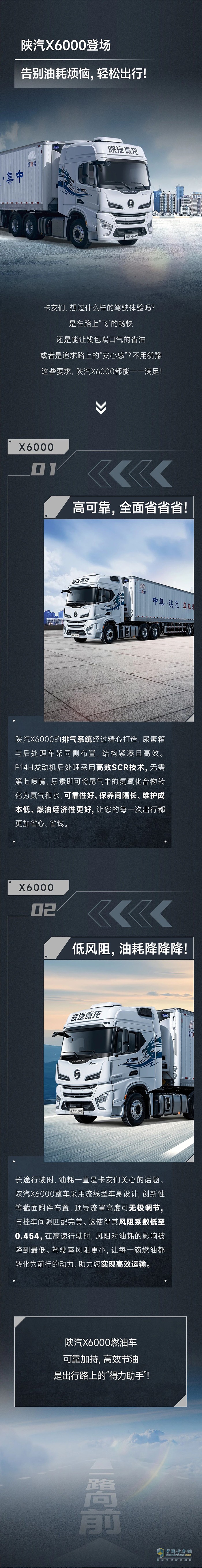 陜汽X6000登場，告別油耗煩惱，輕松出行！