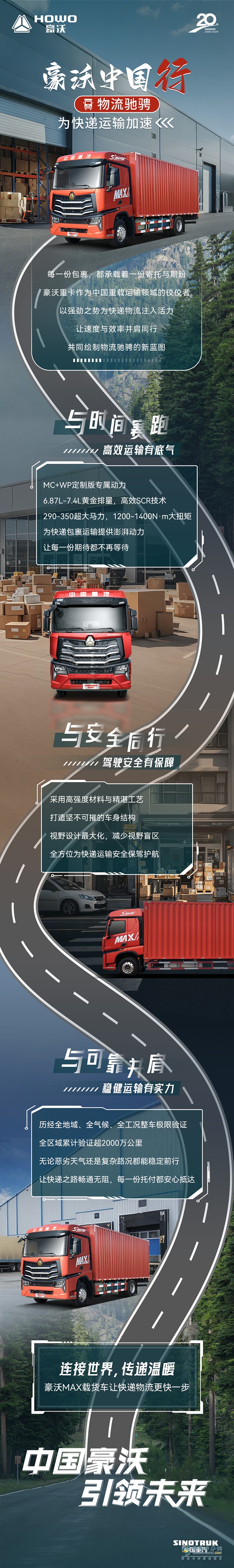 豪沃中國行：物流馳騁，為快遞運輸加速