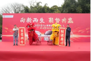 首批80臺江鈴E順達在成都交付滴滴送貨
