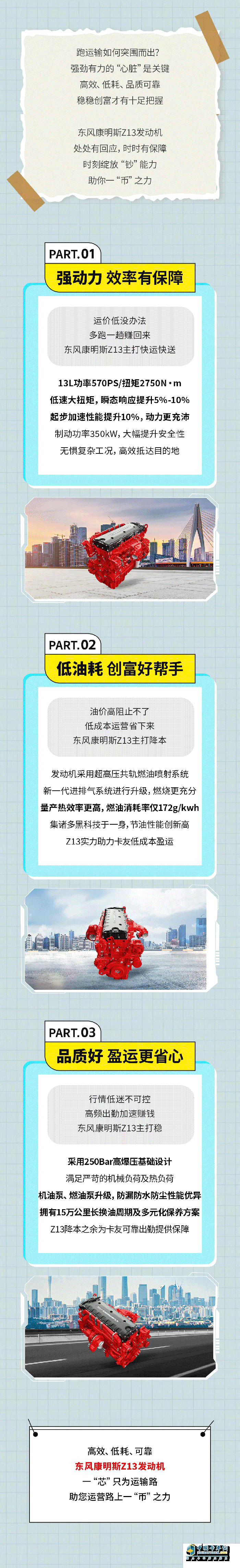 大力出奇跡東風康明斯Z13助你一“幣”之力