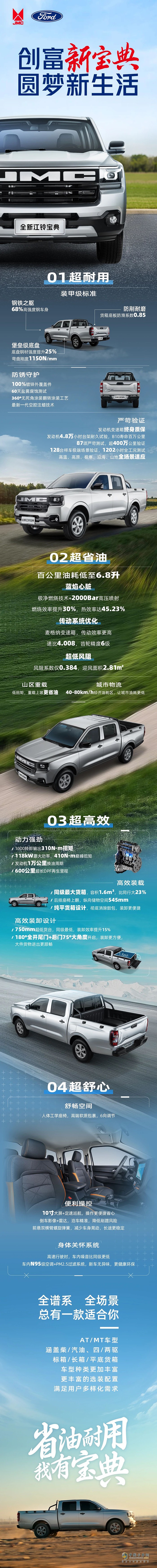 江鈴：超耐用、超省油、超高效、超舒心！