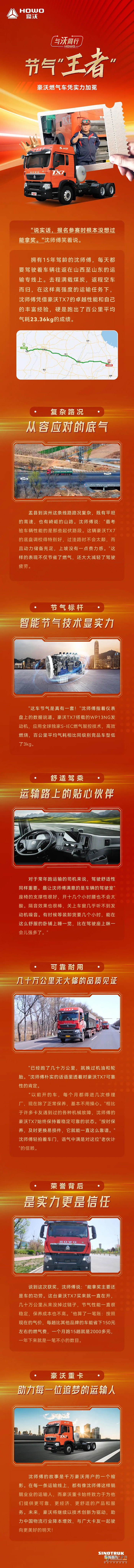 與沃同行:節(jié)氣“王者”！中國重汽豪沃燃氣車憑實力加冕