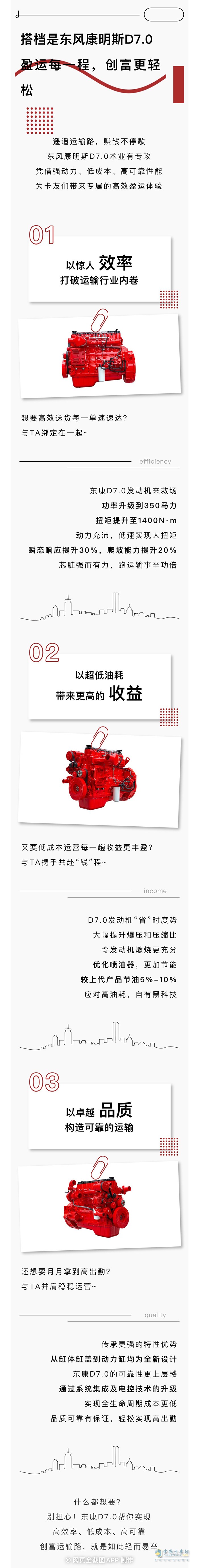 與東風(fēng)康明斯D7.0在一起每一程都如此充實(shí)