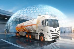 中集·陜汽主掛一體化停車監(jiān)控技術，360°全景守護，停車安全無死角！