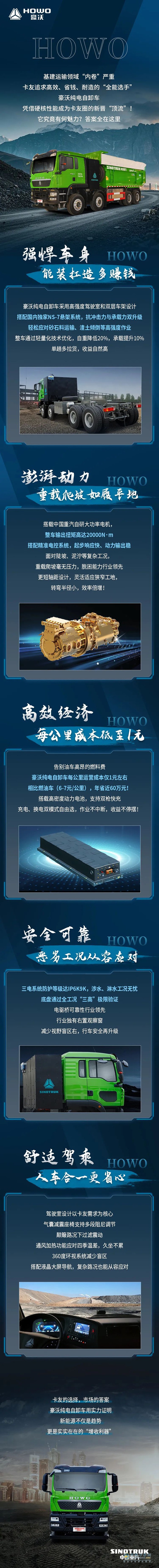 卡友圈新晉“頂流”，中國(guó)重汽豪沃新能源自卸車(chē)火出圈！