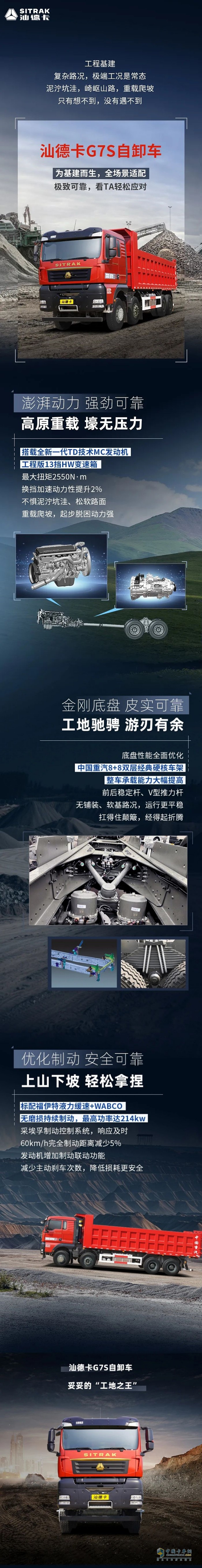 汕德卡G7S自卸車：全場(chǎng)景可靠，看TA輕松應(yīng)對(duì)！
