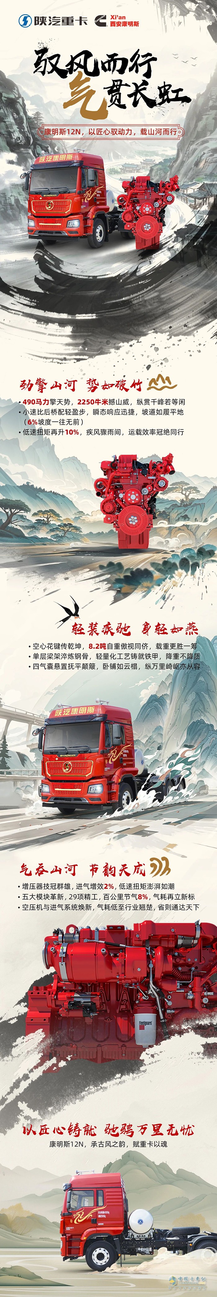 全工況省氣先鋒！康明斯12N縱橫山河，氣吞萬(wàn)里
