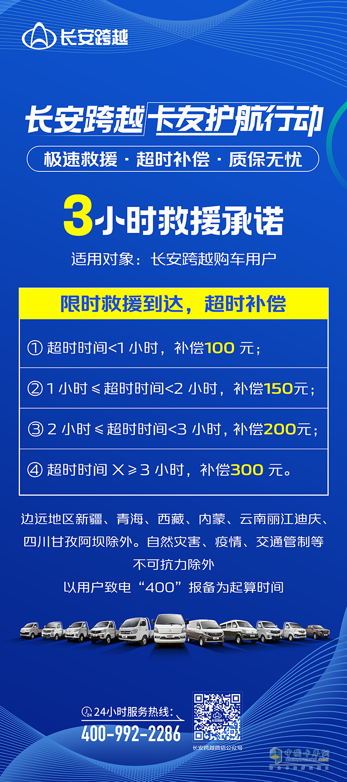 長安跨越卡友護航行動：三小時救援承諾
