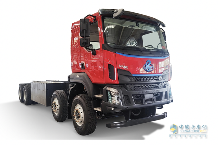 乘龍600度電H5 8X4純電自卸車(chē)
