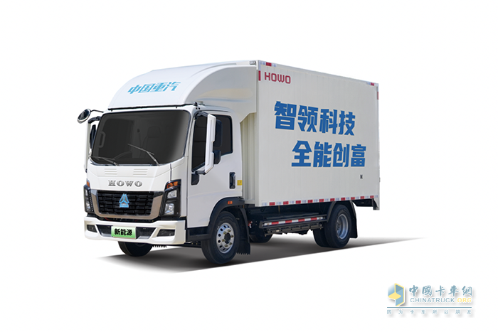 中國重汽HOWO統(tǒng)帥100度電輕卡