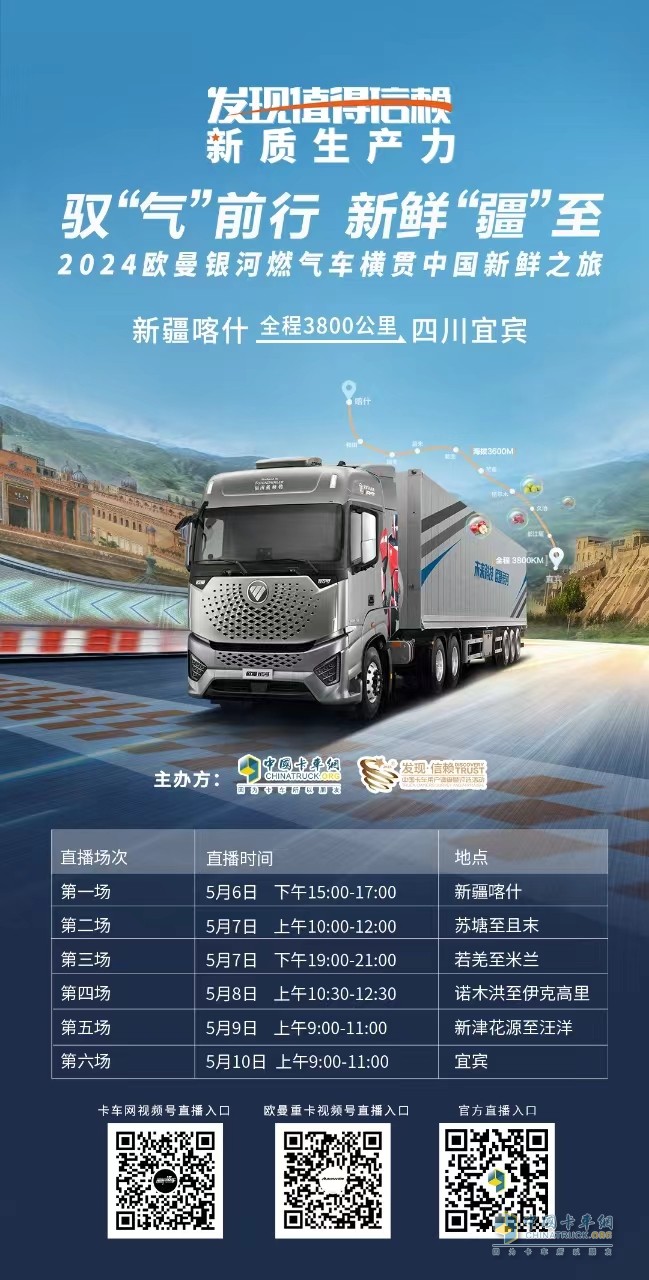 3800KM極限工況下的極致運(yùn)營(yíng) 2024歐曼銀河燃?xì)廛嚈M貫中國(guó)新鮮之旅即將燃擎出發(fā)