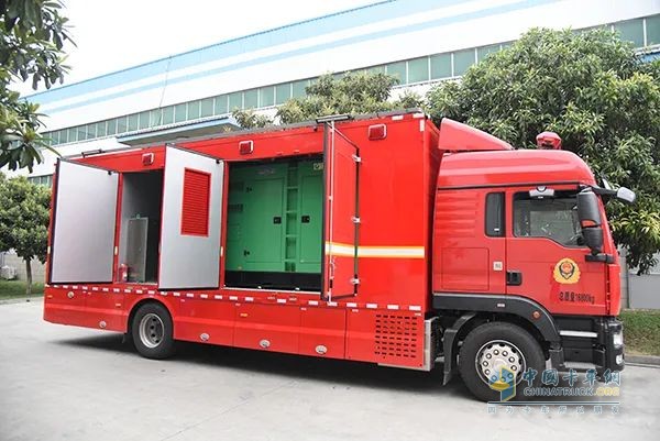 森源鴻馬發(fā)電照明車助力城市應急照明保障