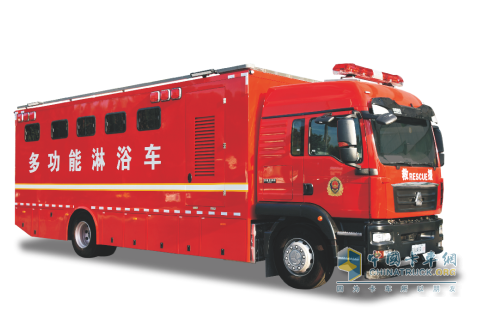 森源鴻馬淋浴車強化應急救援后勤保障：溫暖一線人員