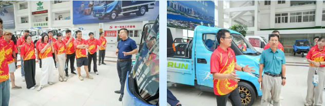 鄭州有方貨運(yùn)公司走進(jìn)飛碟汽車，體驗(yàn)智造科技魅力
