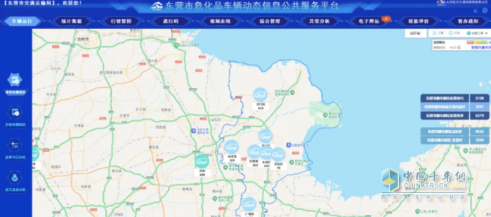 山東東營探索?；愤\(yùn)輸“非現(xiàn)場監(jiān)管”新模式