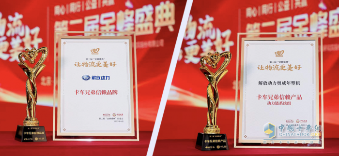 值得信賴，解放動(dòng)力一舉拿下兩項(xiàng)殊榮！