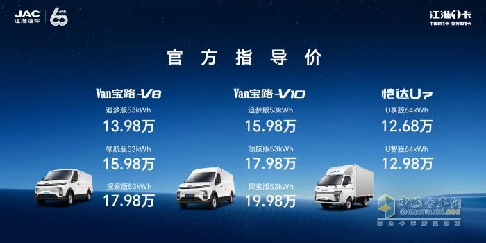 城配雙龍，VAN卡奔騰！江淮1卡Van寶路&愷達U7羊城上市