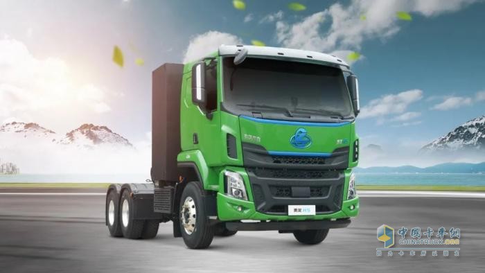 電耗低至1.1度電/km，乘龍H5新能源牽引車不簡單
