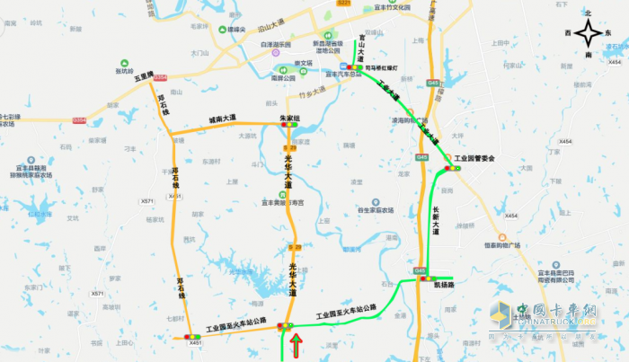 江西宜春?；愤\(yùn)輸車輛限制通行