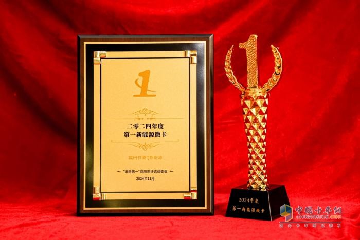 行業(yè)新標(biāo)桿！福田祥菱Q榮膺“2024年度第一新能源微卡”大獎
