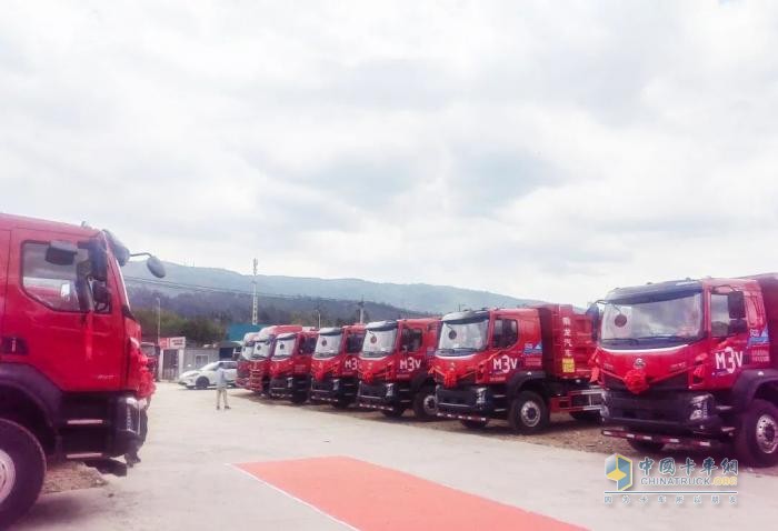 實力見證！乘龍M3極限自卸車再啟云南交付