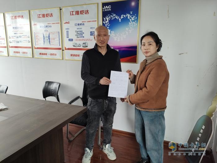 做二手物品回收，河南商丘陳師傅說江淮1卡愷達(dá)X6剛剛好